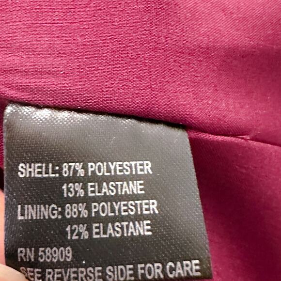 Gianni Bini Mariah Plunge Velvet Sleeve Whimsigoth Mini Dress Burgundy 2 NWT - Picture 11 of 12